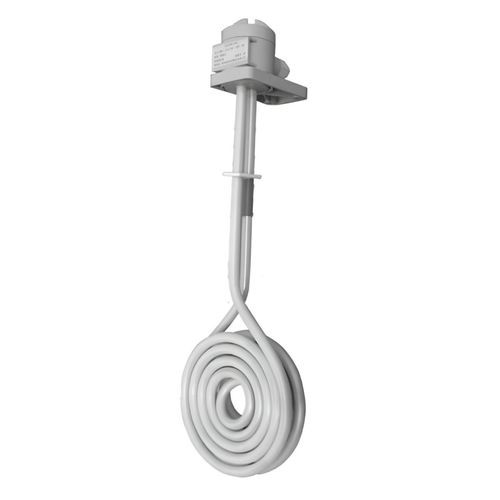 ТЭН фторопластовый, PTFE оболочка, модель HXF, 500Вт, 220В, 355мм, D 125мм
